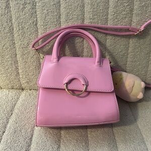 Small pink crossbody bag